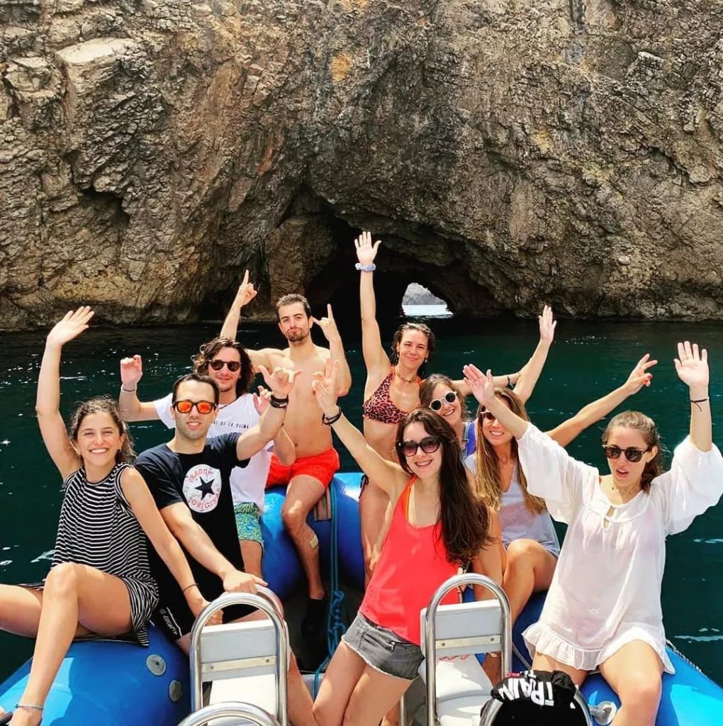 fiesta en barco